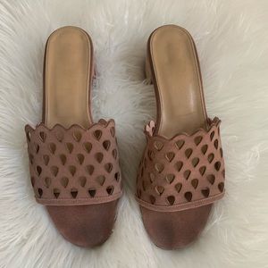 Coach dusty rose sandals in 6.5.Made in Italy